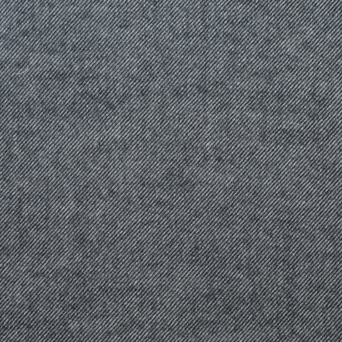 Dark Grey Fine Twill Double Brushed Cotton Luxury Shirting

