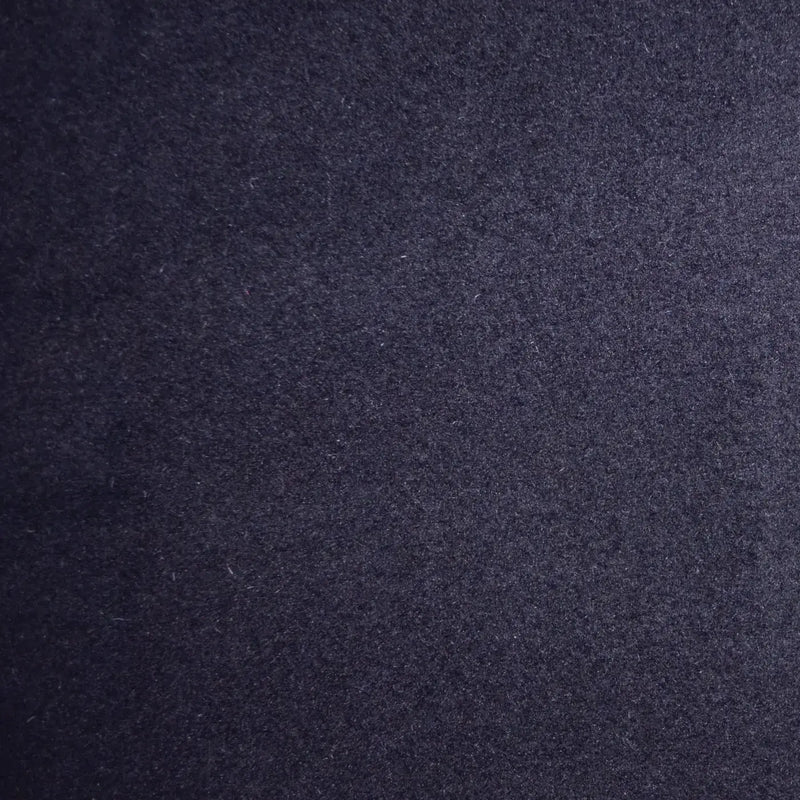 Dark Navy Blue / Black Watch Double Faced Melton Wool Coating - 2.00 Metres Yorkshire Fabric