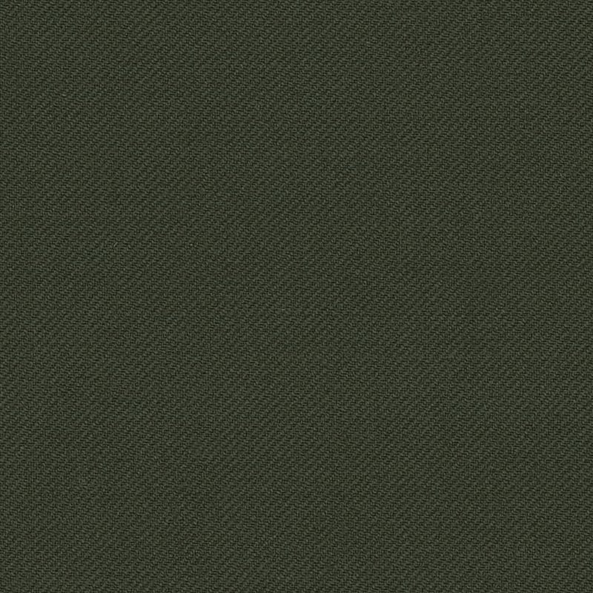 Dark Olive Plain Twill Super 100's Summer Serge All Wool Suiting By Holland & Sherry
