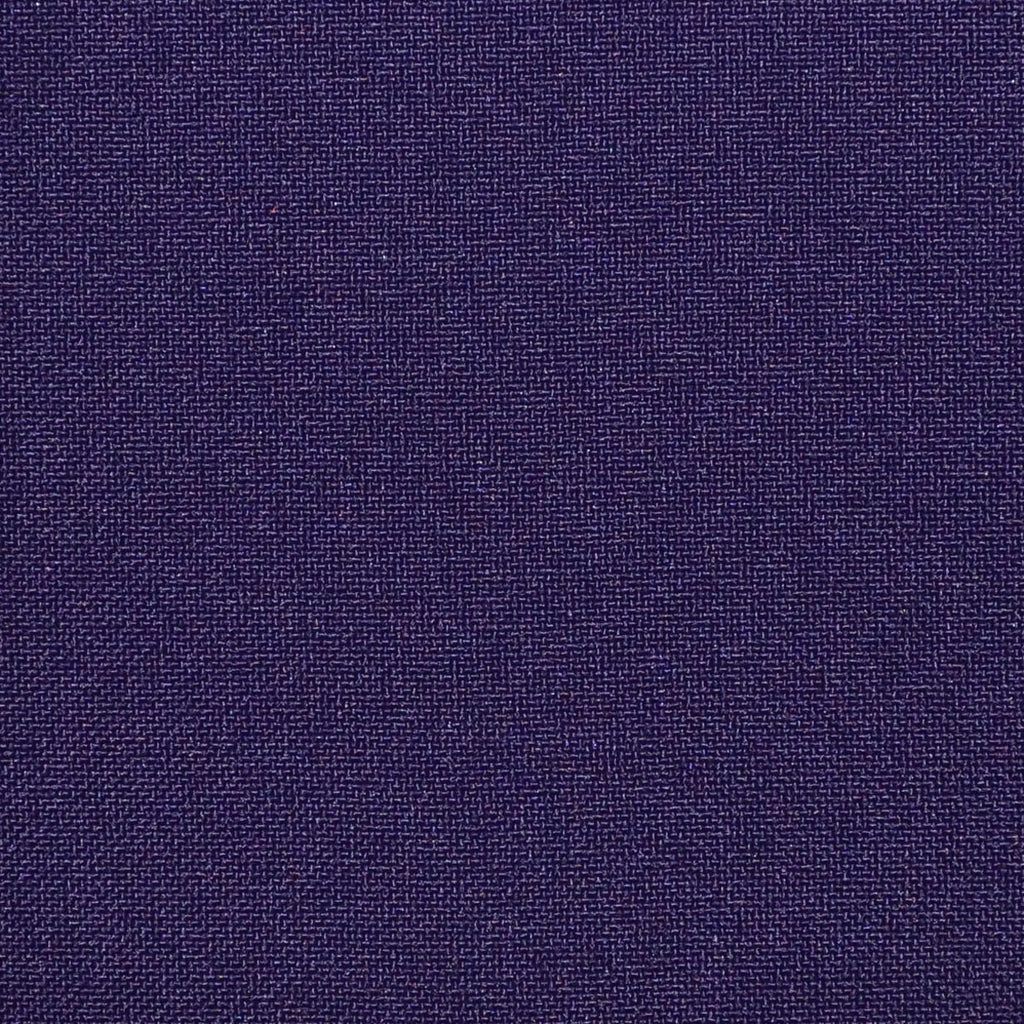 Dark Purple Plain Weave 100% Polyester Suiting
