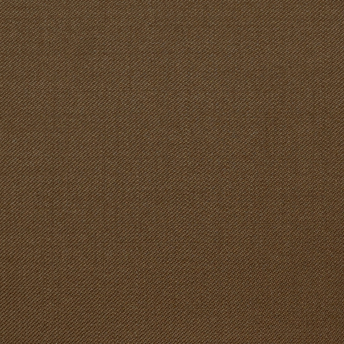 Dark Tan Super 120's Gaberdine Worsted Wool Suiting By Holland & Sherry