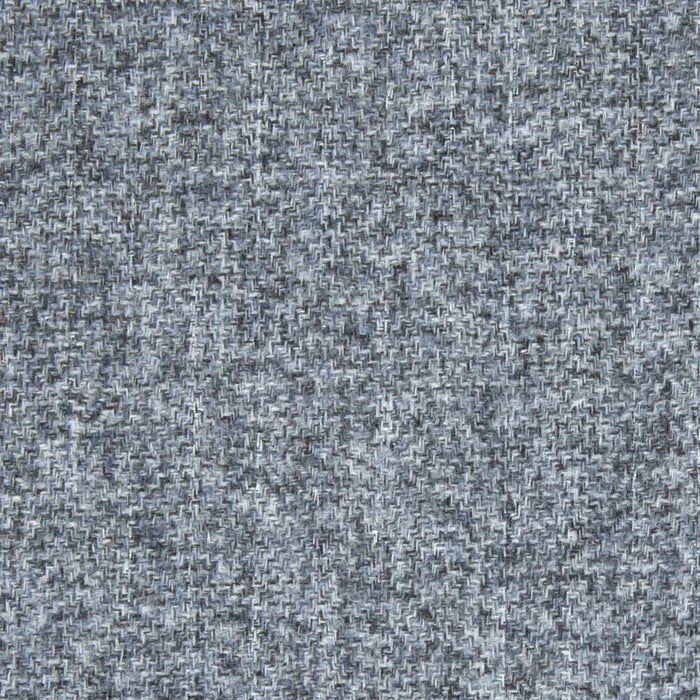 Denim Grey/Blue Muted 2cm Herringbone Polyester Upholstery Yorkshire Fabric