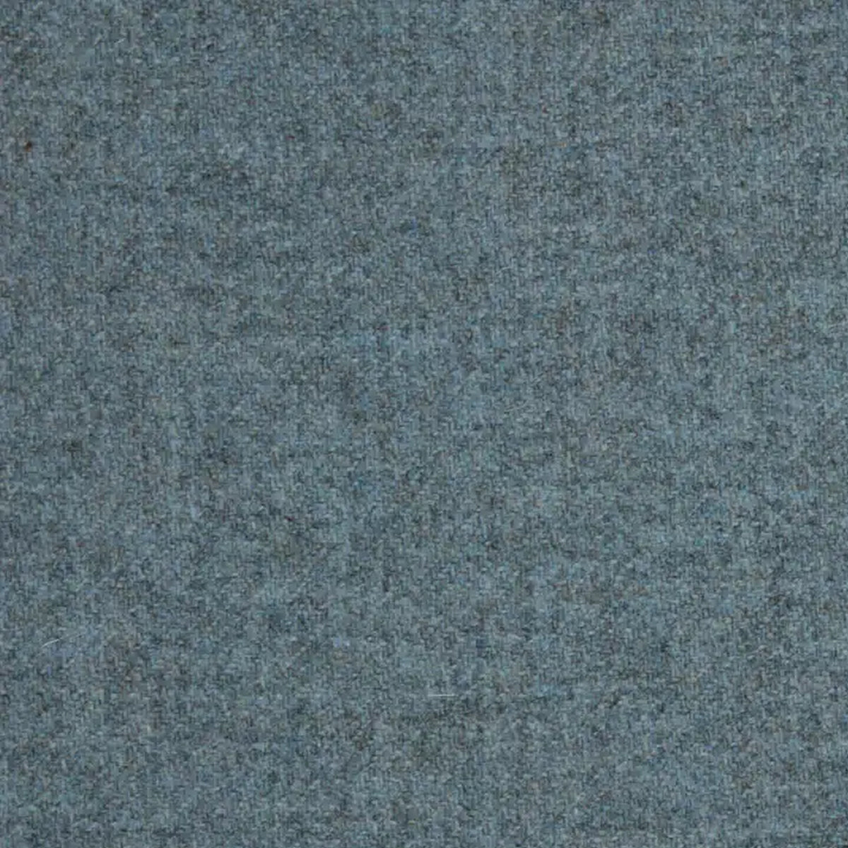 Duck Egg Blue with Silver Grey Plain Twill Check All Wool Tweed