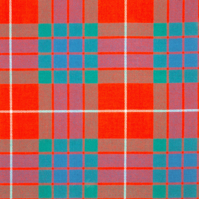 Fraser Red Ancient All Wool Light Weight Tartan