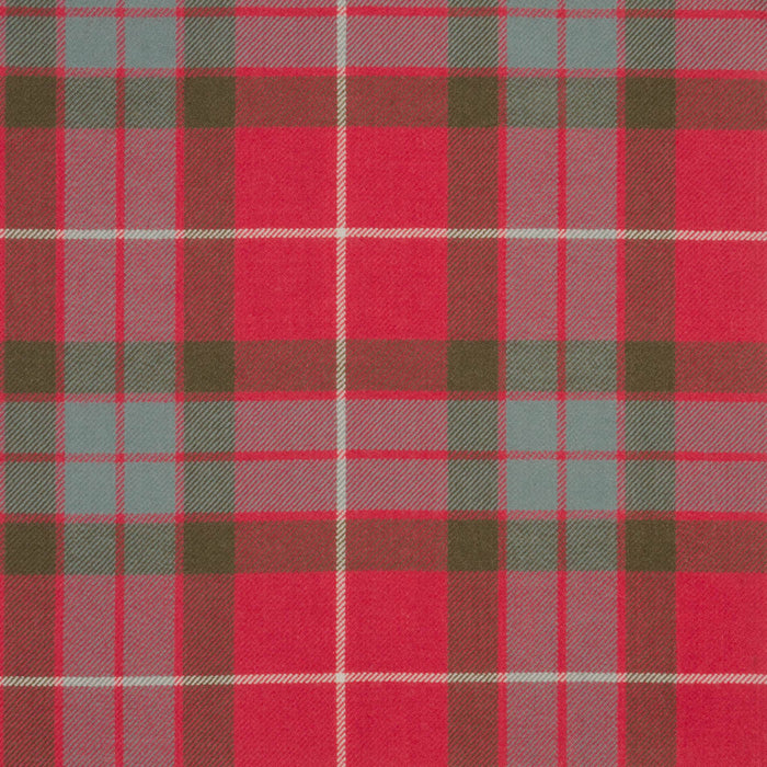 Fraser Red Weathered All Wool Light Weight Tartan