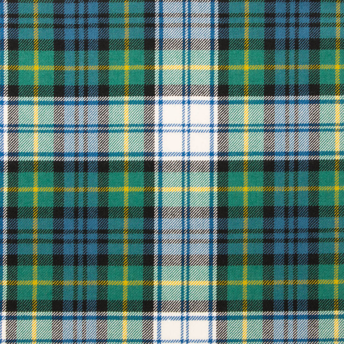 Gordon Clan Modern All Wool Light Weight Tartan