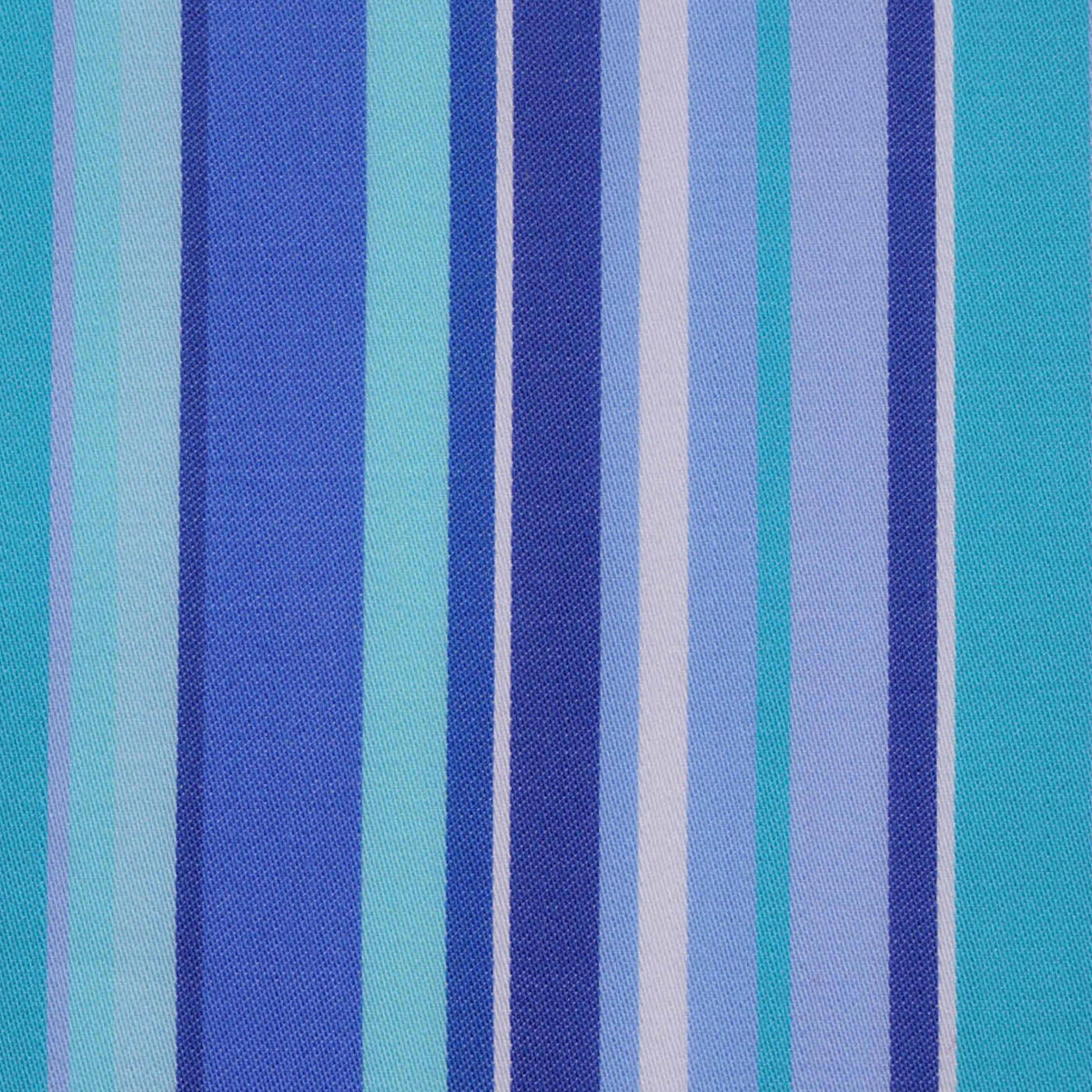 Light Blue, Royal and Turquoise Multi Stripe Cotton Shirting
