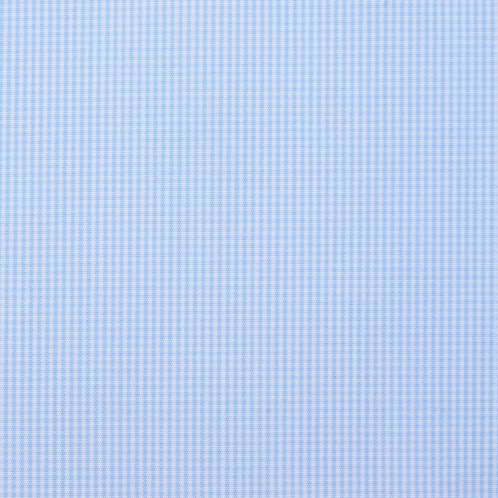 Light Blue and White Small Dogtooth Cotton Shirting