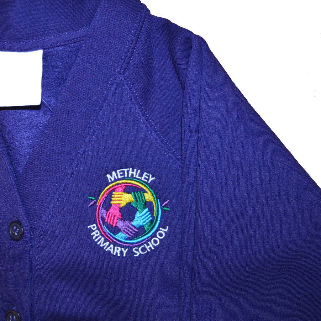 Methley Primary School Purple Cardigan from Yorkshire Fabric