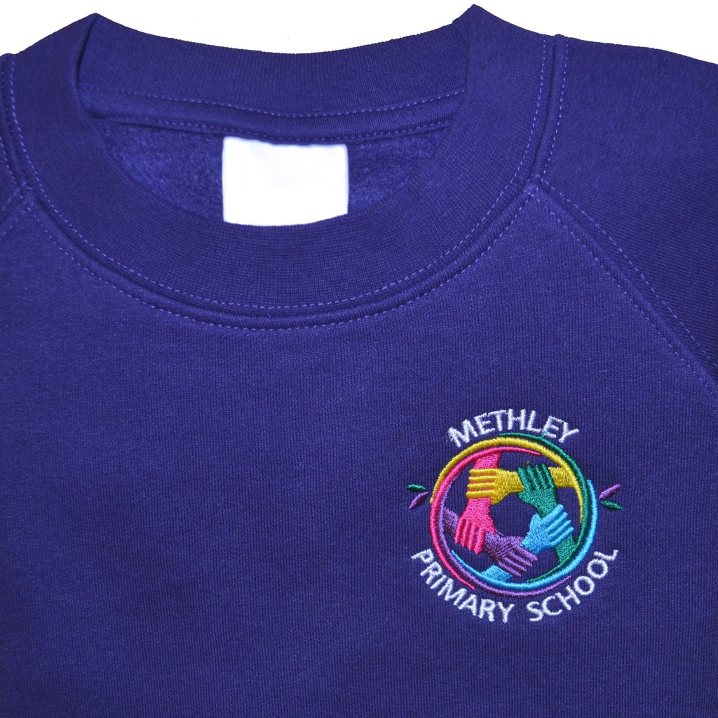 Methley Primary School Purple Jumper from Yorkshire Fabric