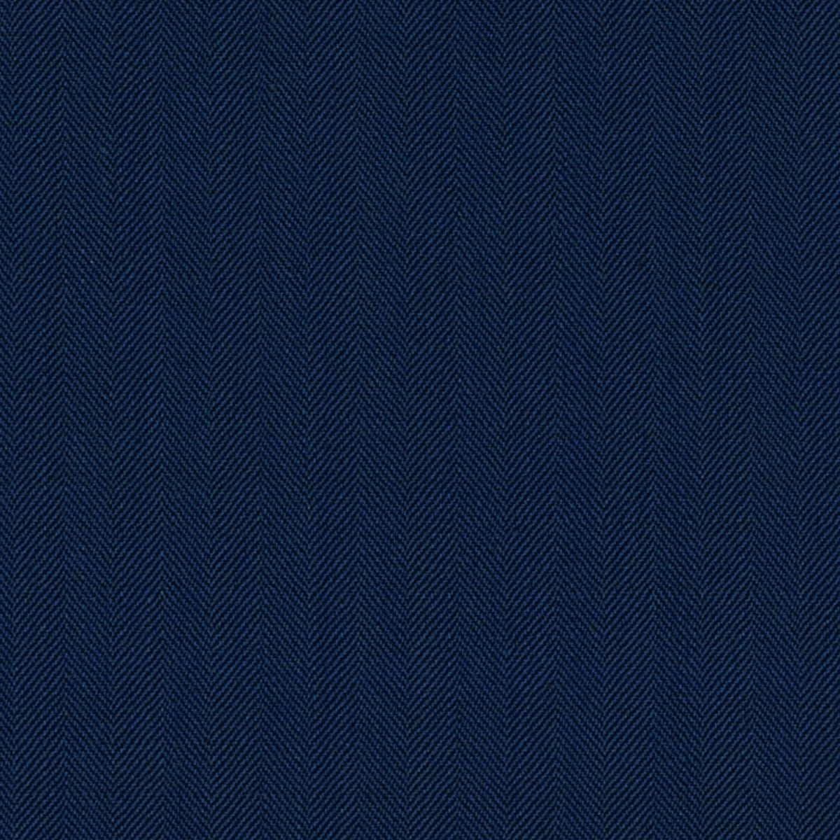 Mid Blue Narrow Herringbone Super 100's Wool & Silk Solana Suiting By Holland & Sherry