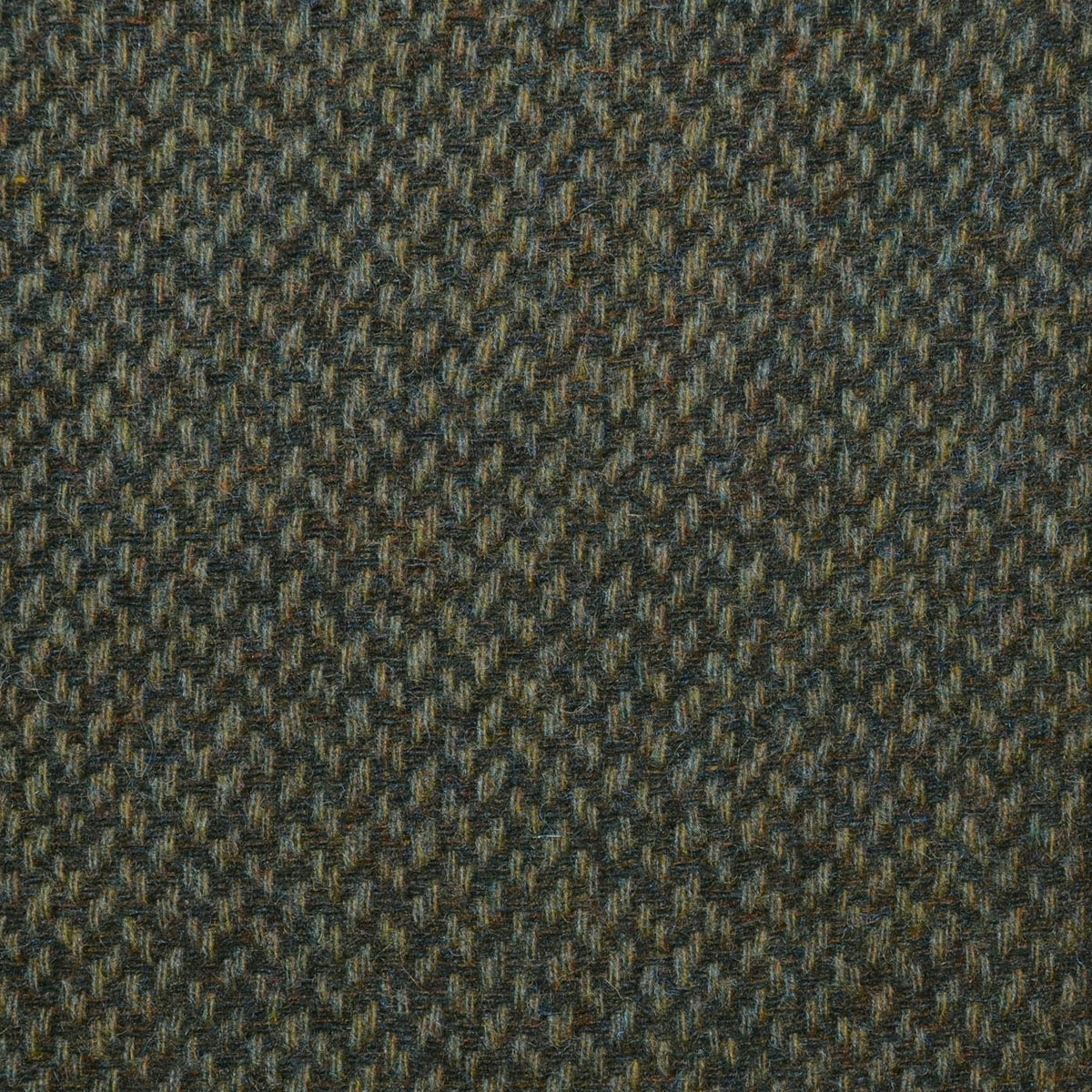 Moss Green Barleycorn All Wool Tweed - 85cms