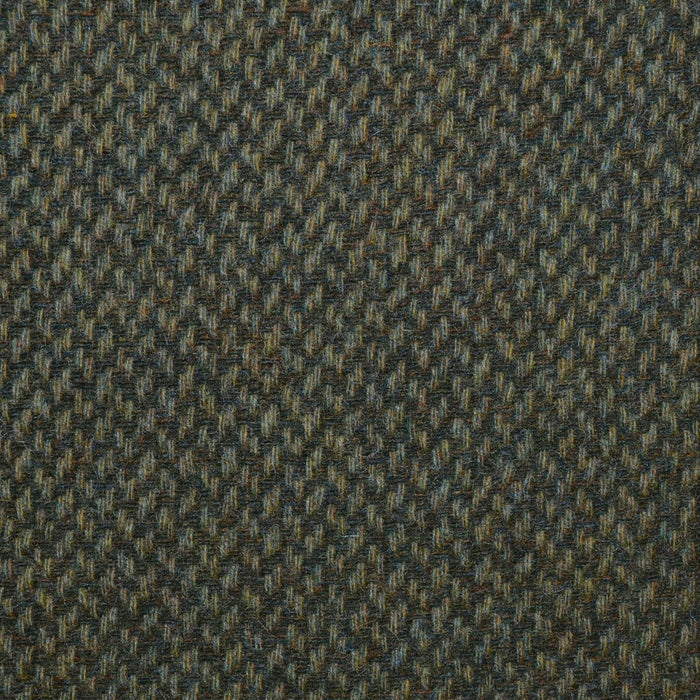 Moss Green Barleycorn All Wool Tweed - 85cms