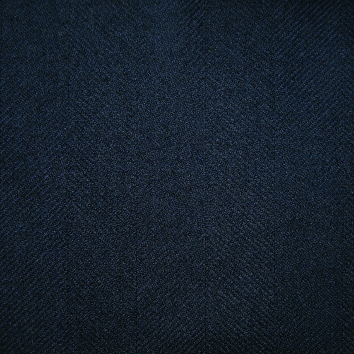 Navy Blue 1" Herringbone All Wool Melton Coating