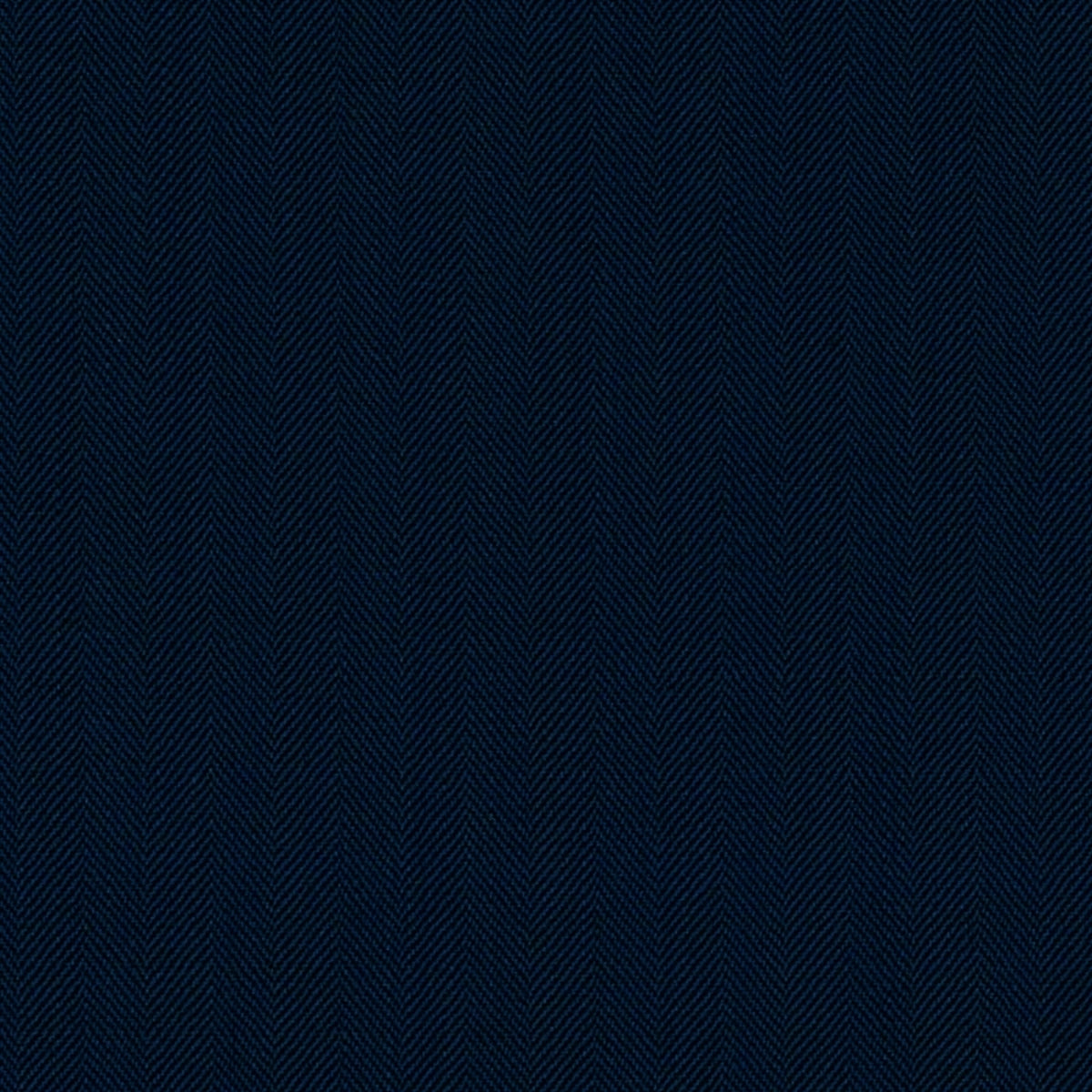 Navy Narrow Herringbone Super 100's Wool & Silk Solana Suiting By Holland & Sherry
