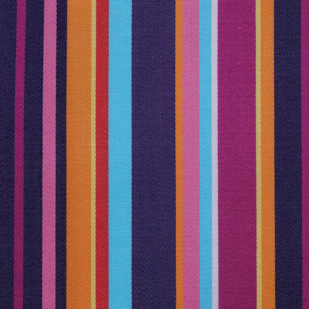 Navy, Pink, Orange and Blue Multi Stripe Cotton Shirting

