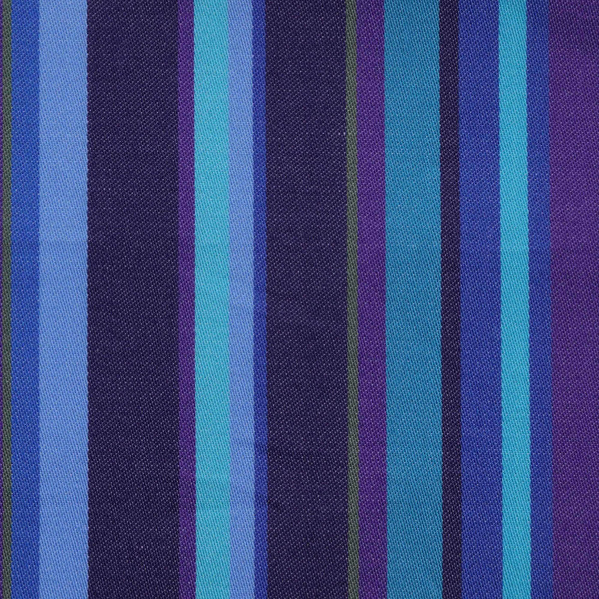 Navy, Royal, Purple and Green Multi Stripe Cotton Shirting
