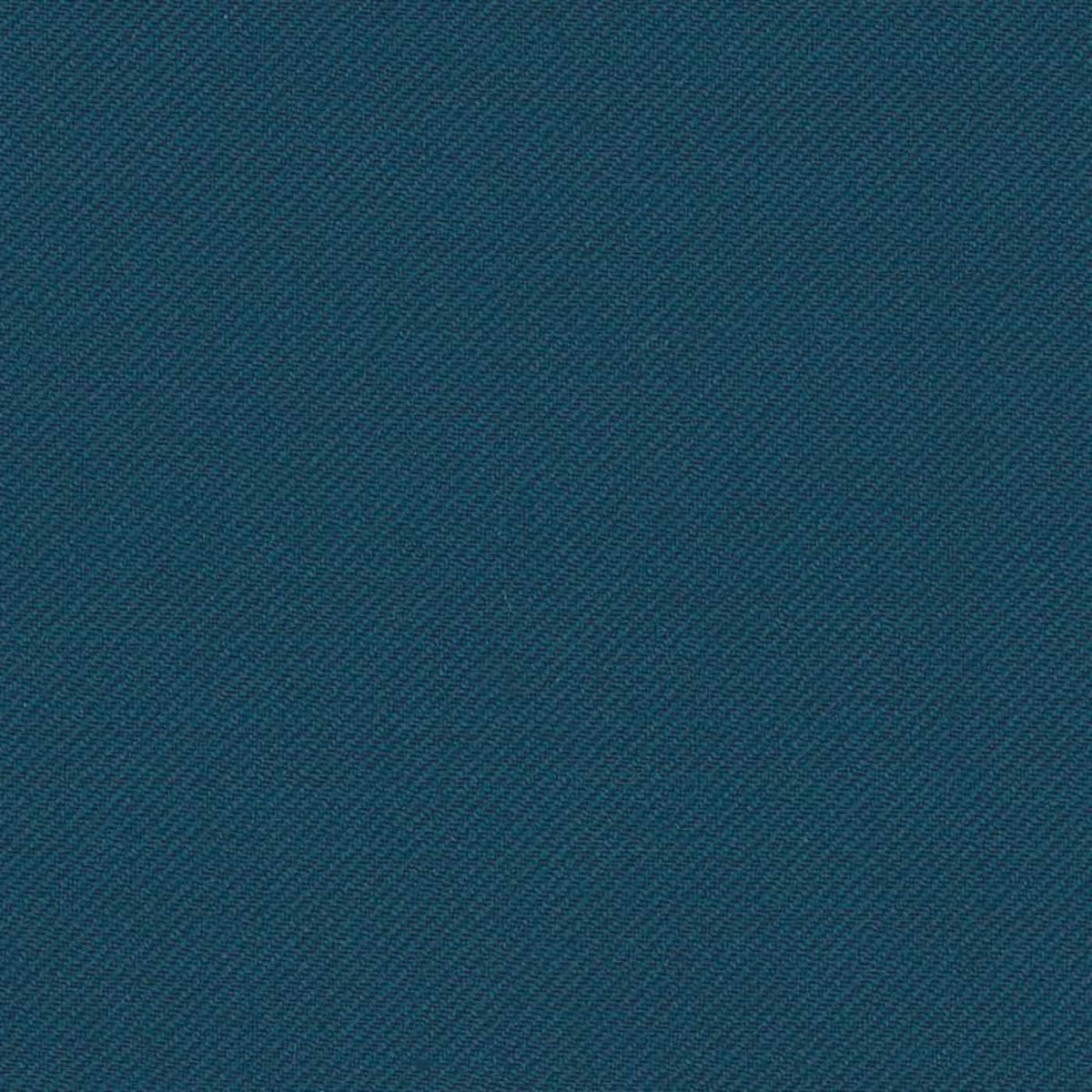 Petrol Blue Plain Twill Super 100's Summer Serge All Wool Suiting By Holland & Sherry
