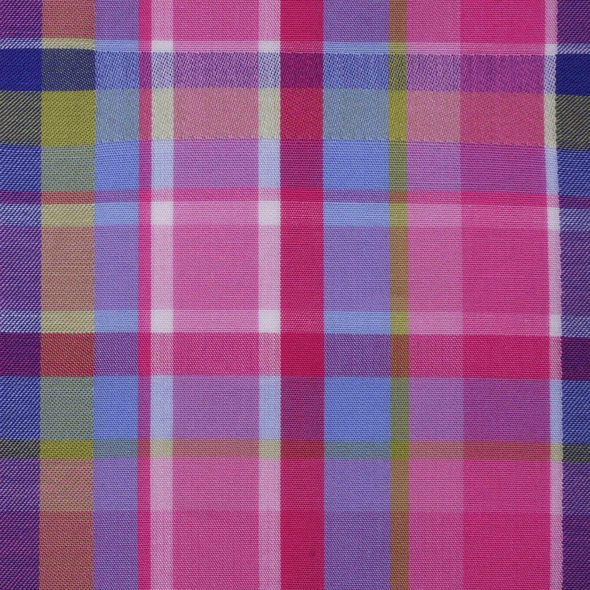Pink, Blue & Green Cotton Shirting