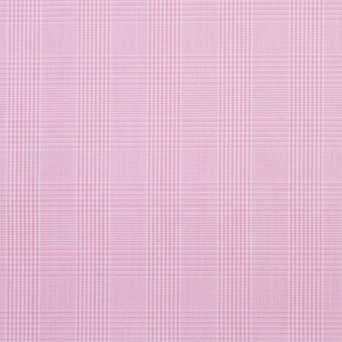 Pink Glen Check Cotton Shirting
