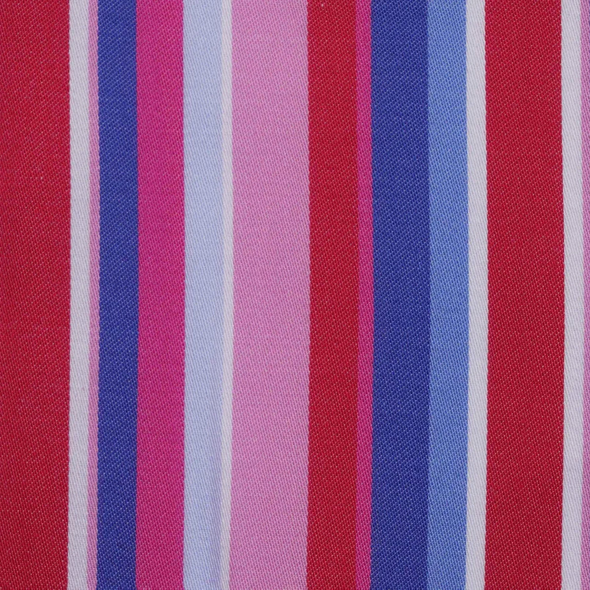 Pink, Red & Blue Multi Stripe Cotton Shirting