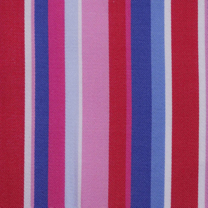 Pink, Red & Blue Multi Stripe Cotton Shirting