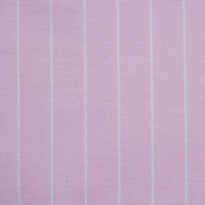 Pink Stripe Oxford Cotton Shirting