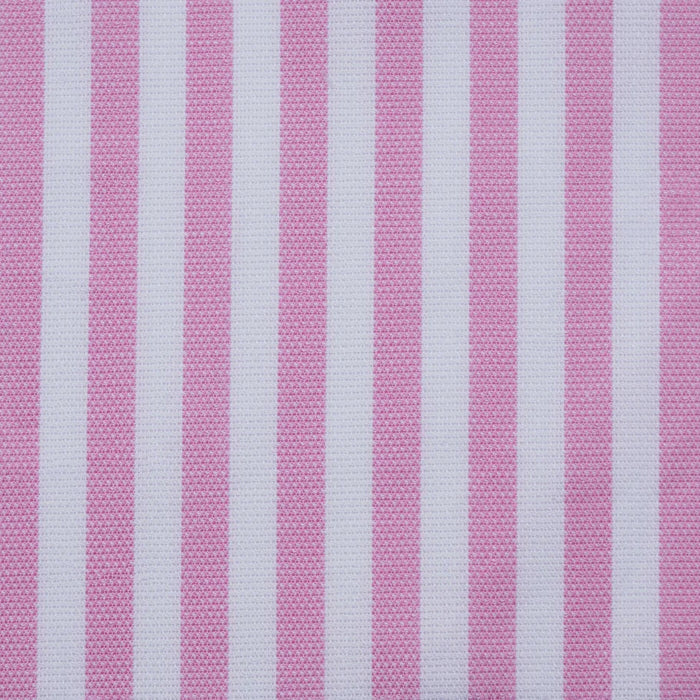 Pink & White Stripe Oxford Cotton Shirting