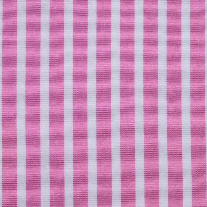 Pink and White Bold Stripe Cotton Shirting