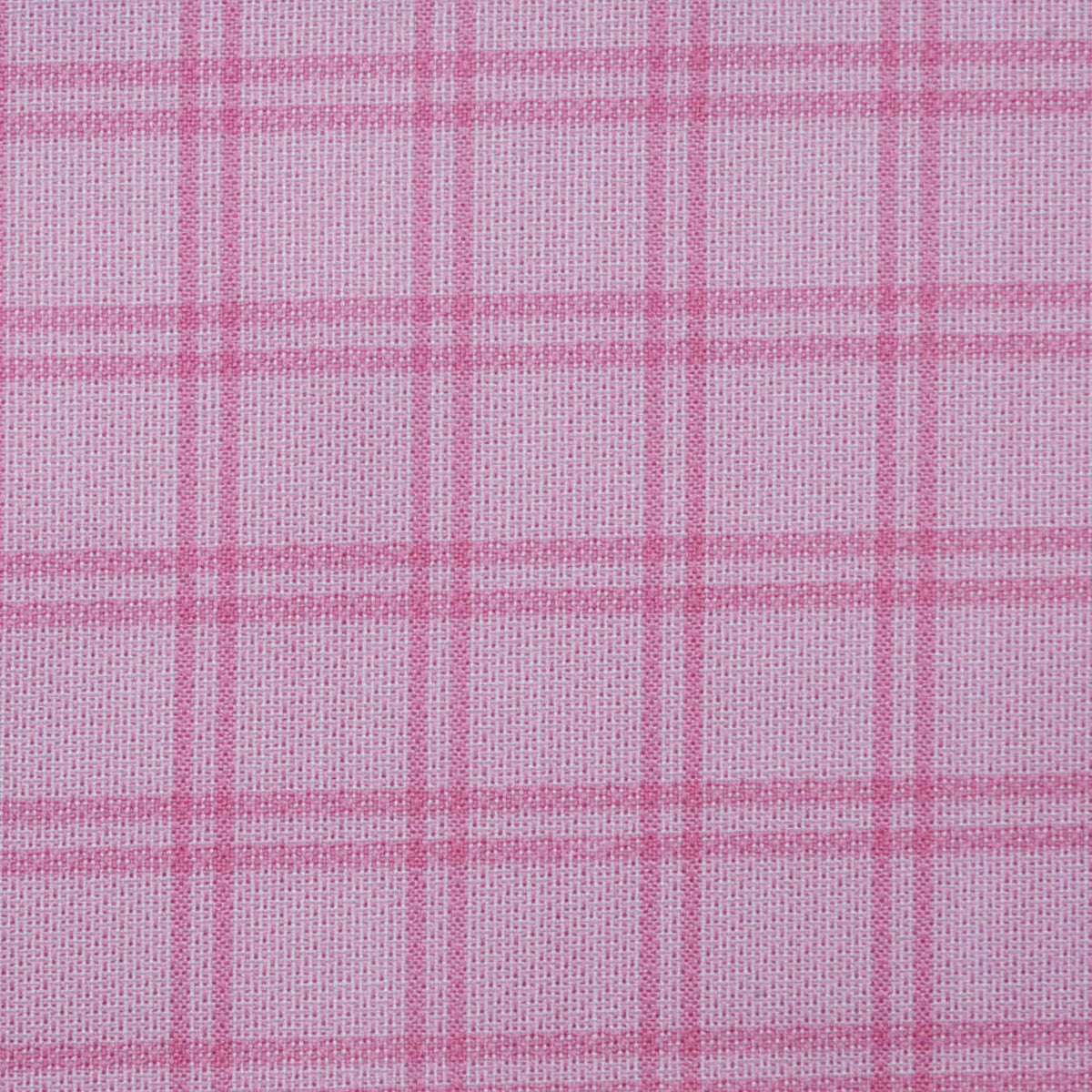Pink with Dark Pink Twin Window Pane Check Cotton Shirting