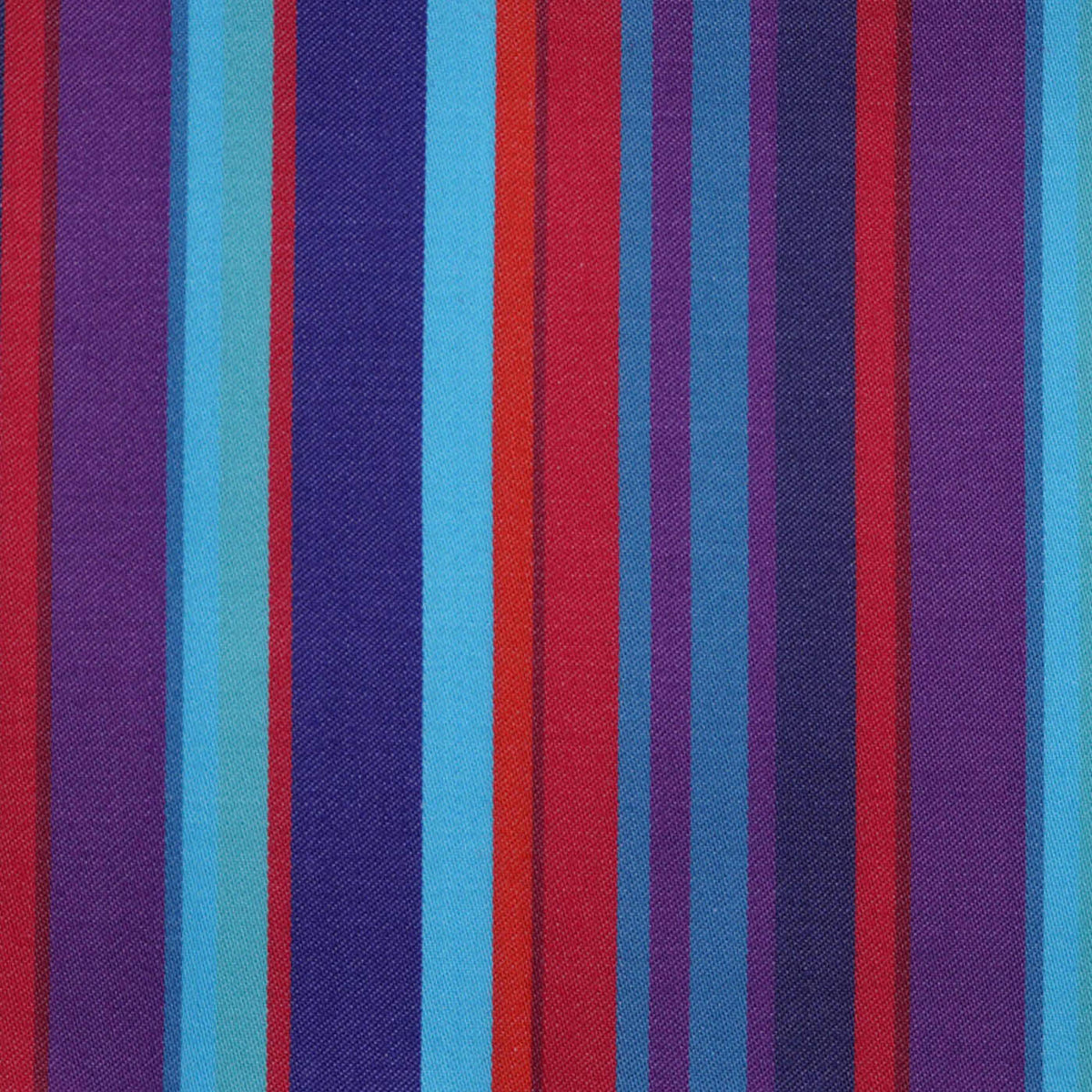 Purple, Navy, Red and Blue Multi Stripe Cotton Shirting
