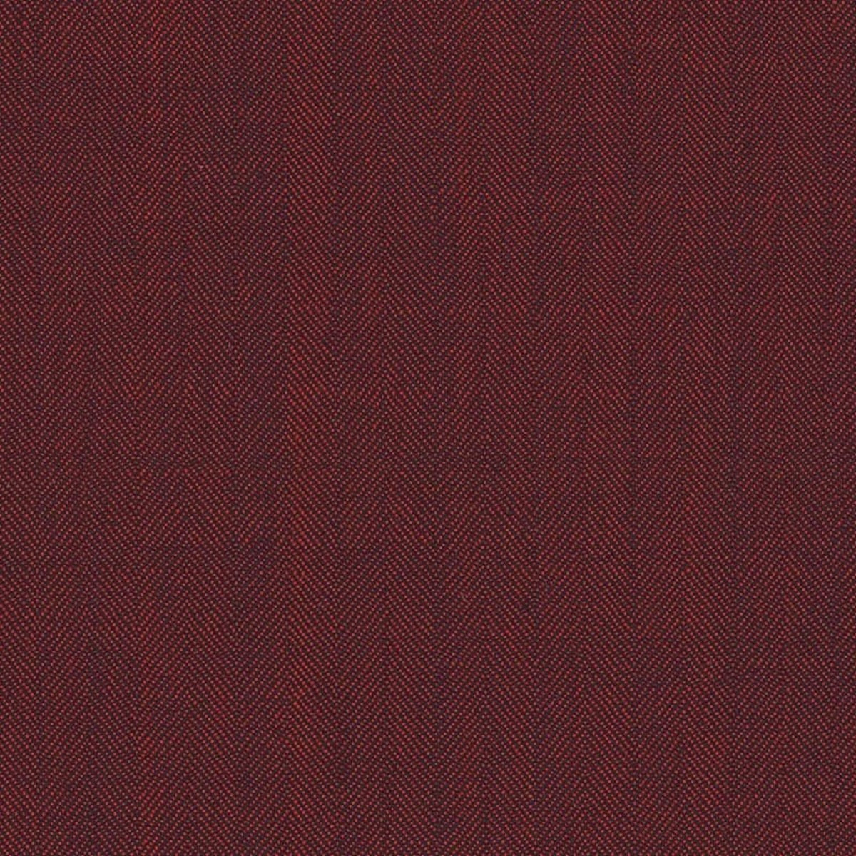 Red Herringbone Narrow Herringbone Super 100's Wool & Silk Solana Suiting By Holland & Sherry