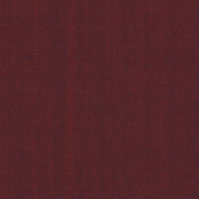 Red Herringbone Narrow Herringbone Super 100's Wool & Silk Solana Suiting By Holland & Sherry