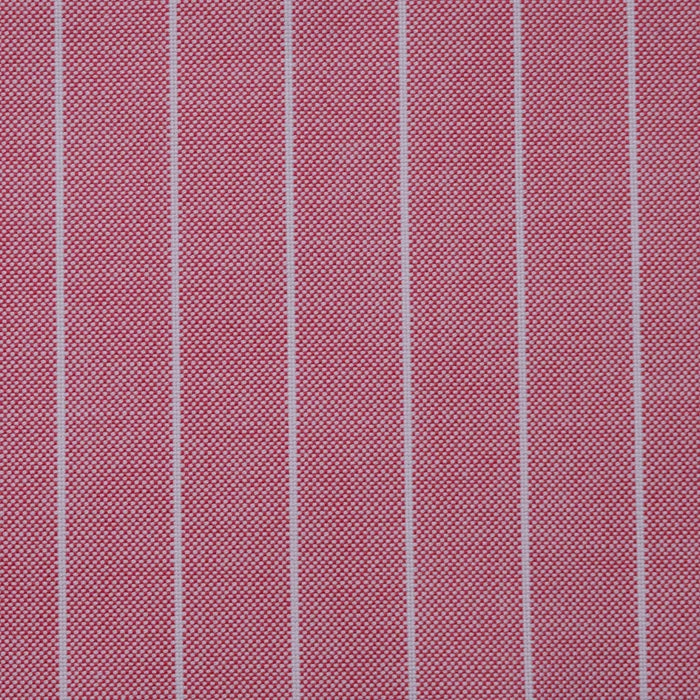 Red Stripe Oxford Cotton Shirting