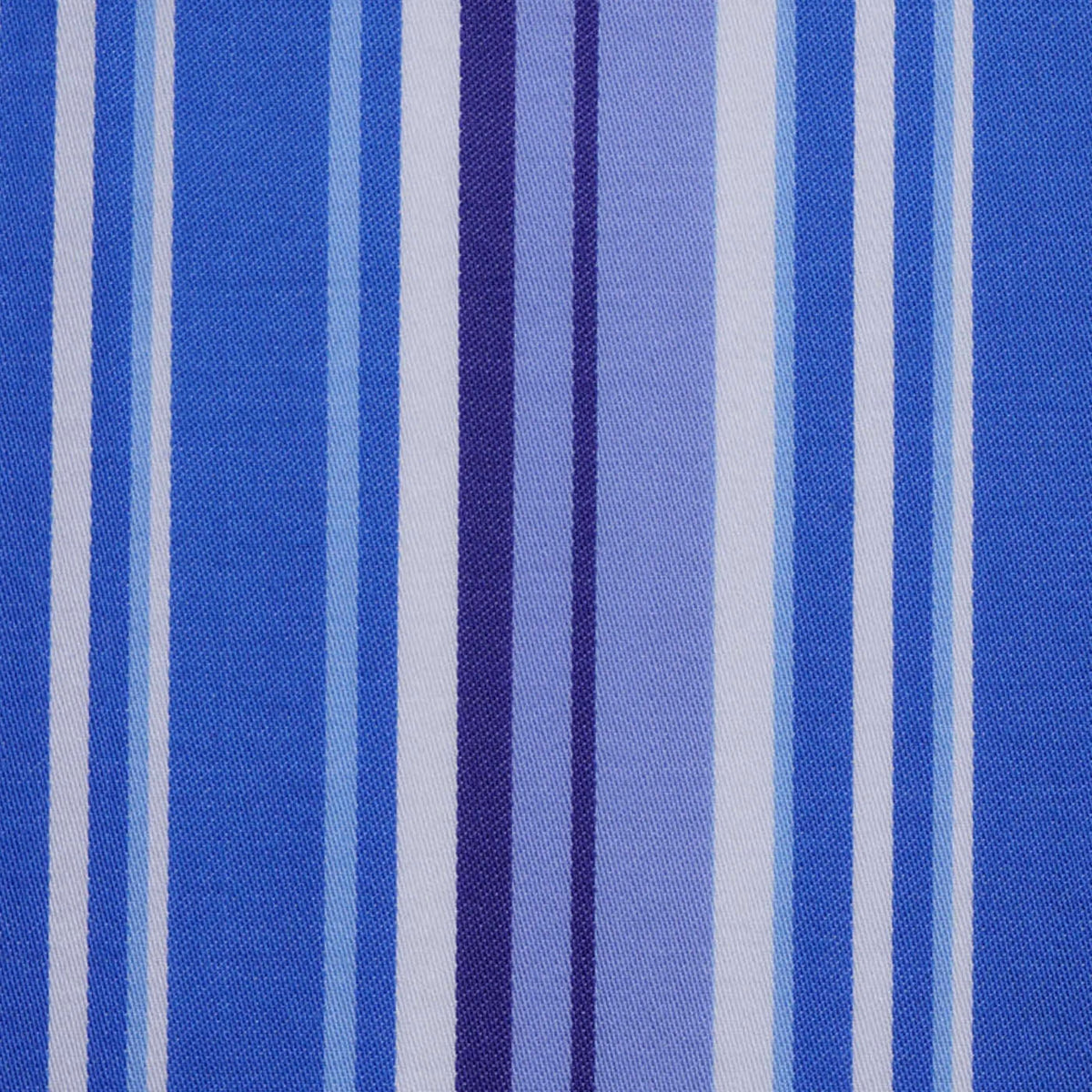 Royal, Light Blue, White and Navy Multi Stripe Cotton Shirting
