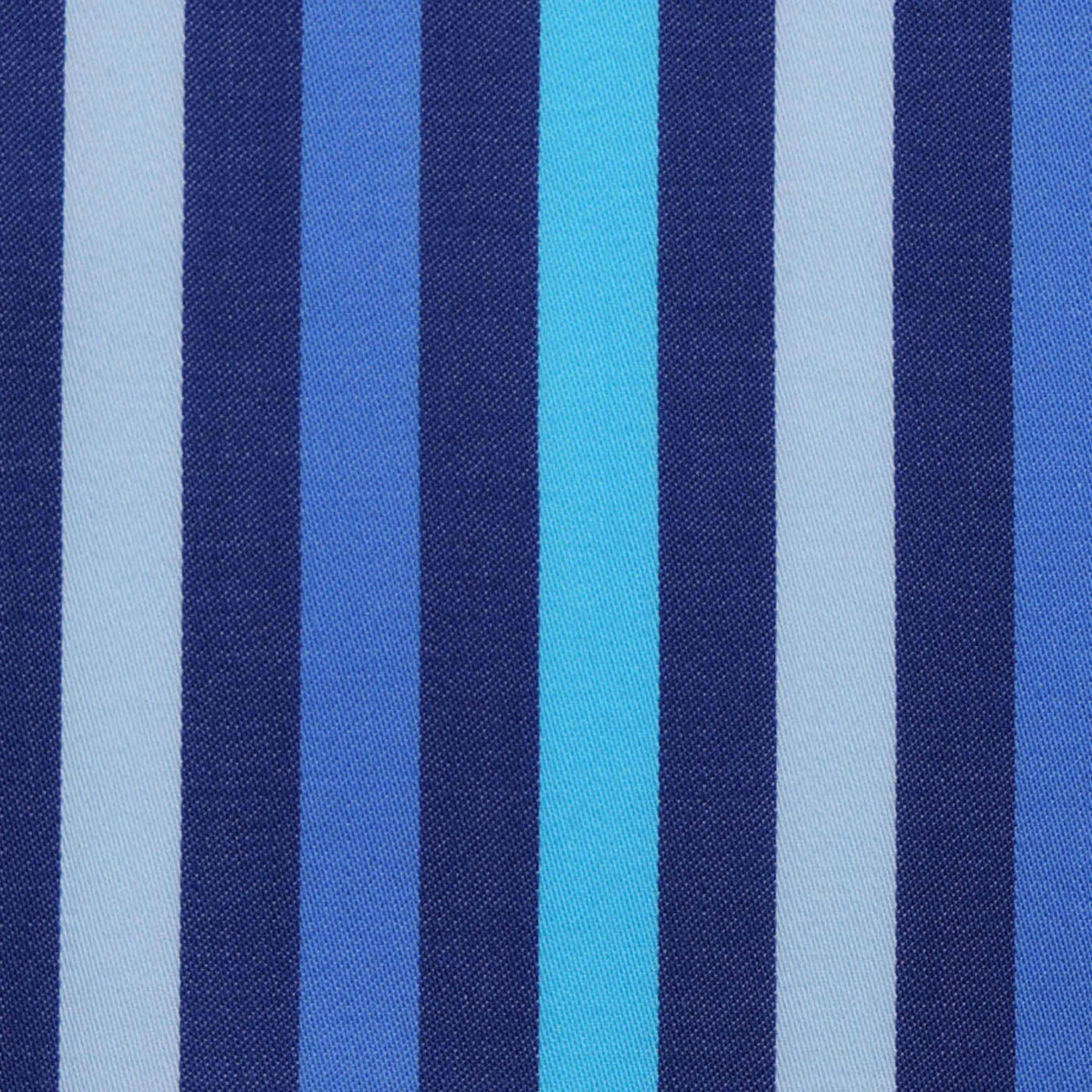 Royal, Light Blue and Navy Multi Stripe Cotton Shirting