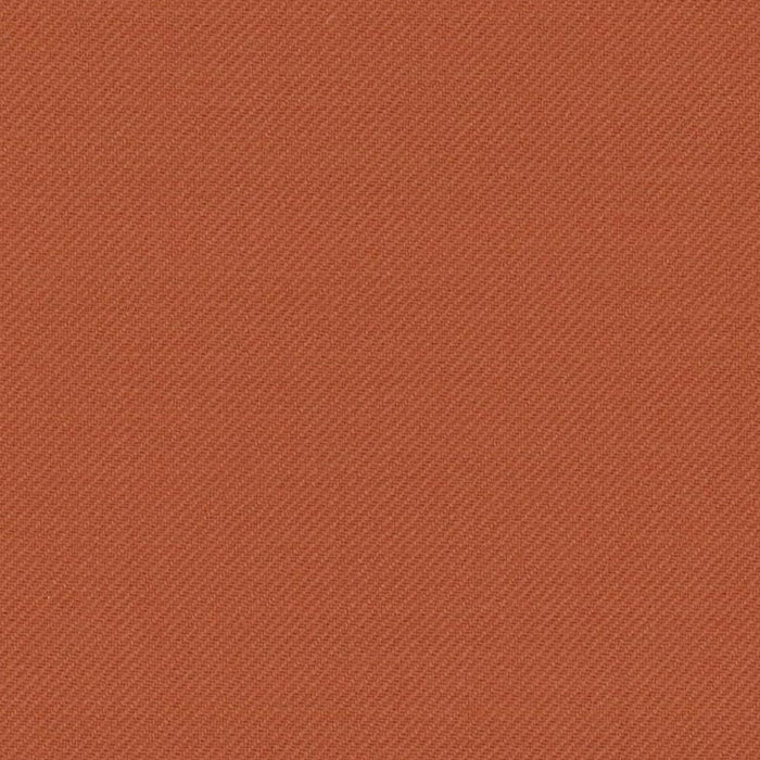 Rust Plain Twill Super 100's Summer Serge All Wool Suiting By Holland & Sherry
