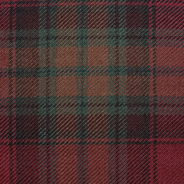 Rustic Red Kintyre All Wool Heavy Weight Tartan