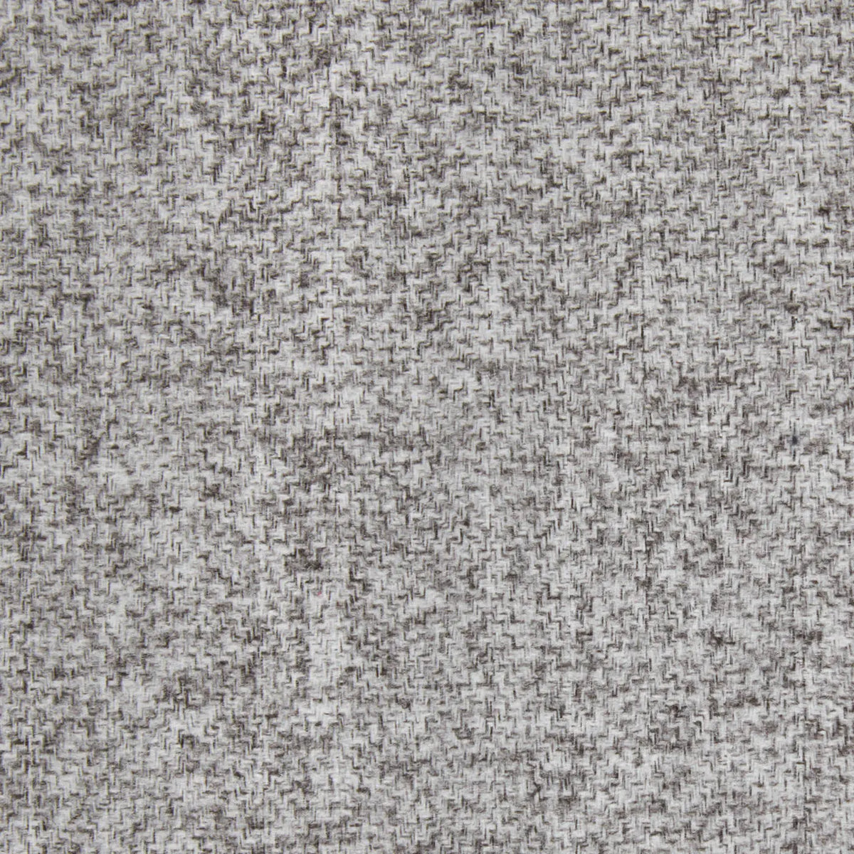 Silver Grey Muted 2cm Herringbone Polyester Upholstery Yorkshire Fabric
