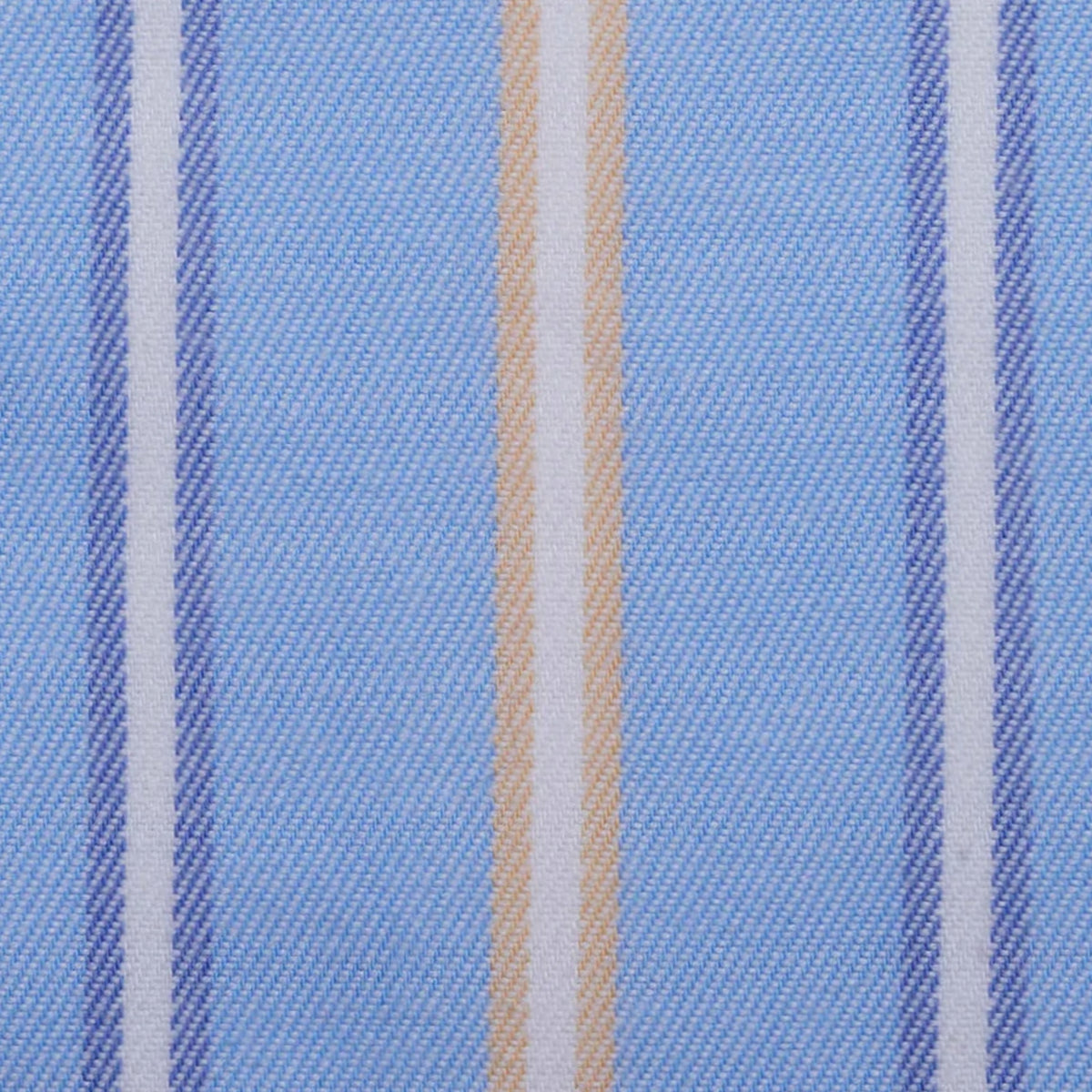 Washed Pale Blue with White & Yellow and Blue & Yellow Brushed Cotton Shirting