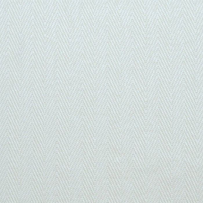 White 1/2cm Herringbone Cotton Suiting