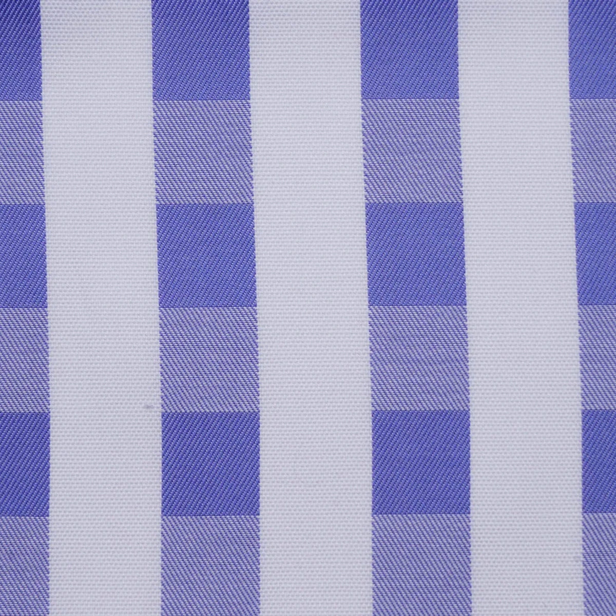 White & Dark Blue Check Cotton Shirting