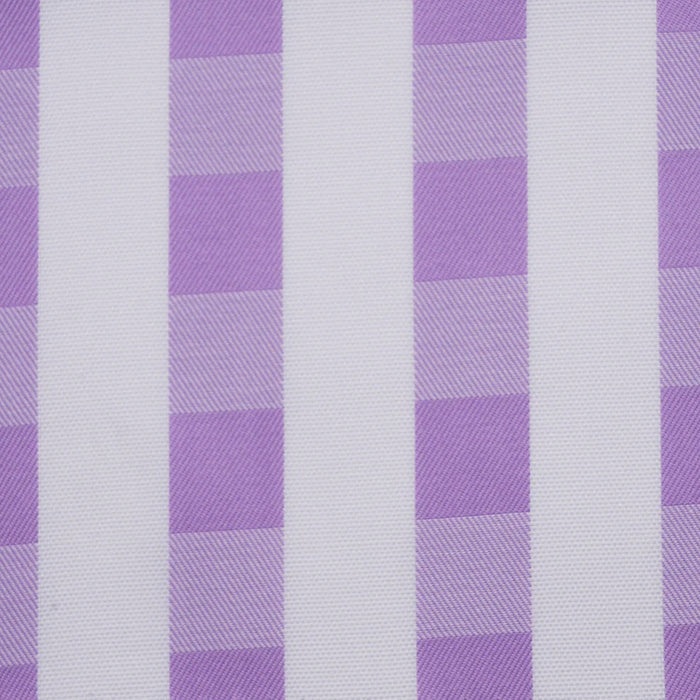 White & Lilac Check Cotton Shirting