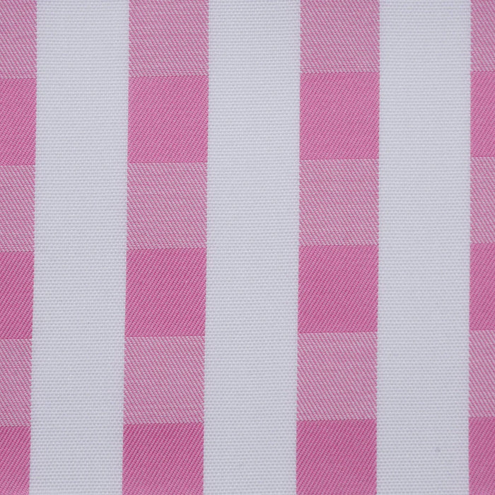 White & Pink Check Cotton Shirting