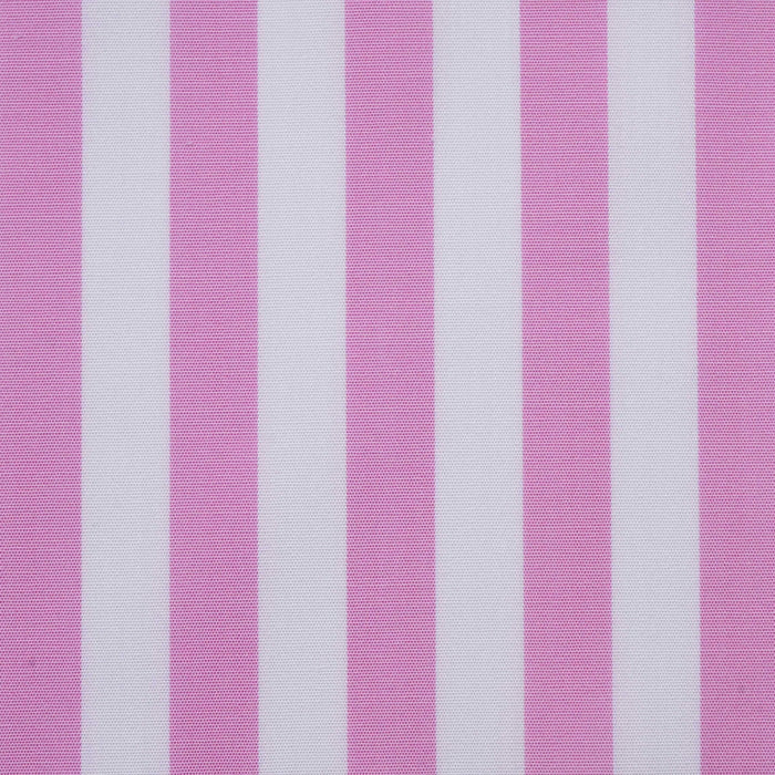 White & Pink Stripe Cotton Shirting