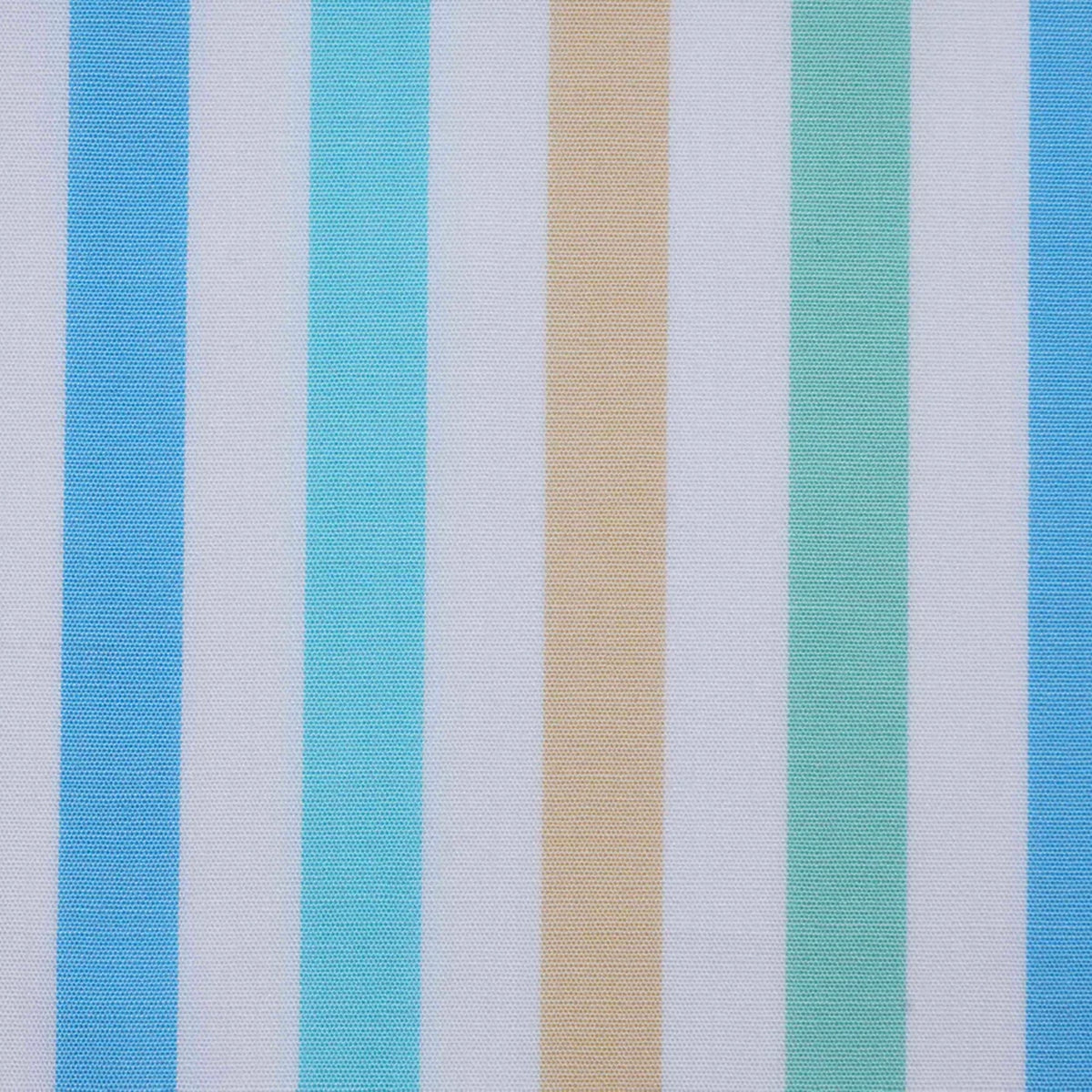 White with Green & Yellow Stripe Cotton Shirting