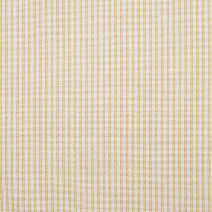 White with Yellow Stripe Cotton Shirting