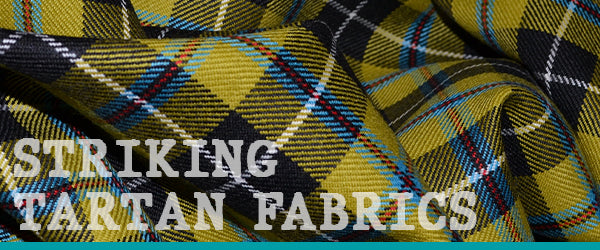 The full collection of tartan cloths by Yorkshire Fabric Limited