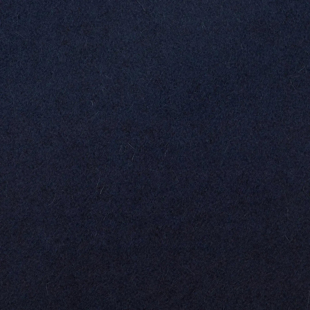 Dark Navy Blue All Wool Melton Coating - 2.00 Metres Yorkshire Fabric
