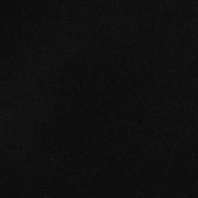 Black All Wool Melton Coating - 2.00 Metres (Copy) Yorkshire Fabric